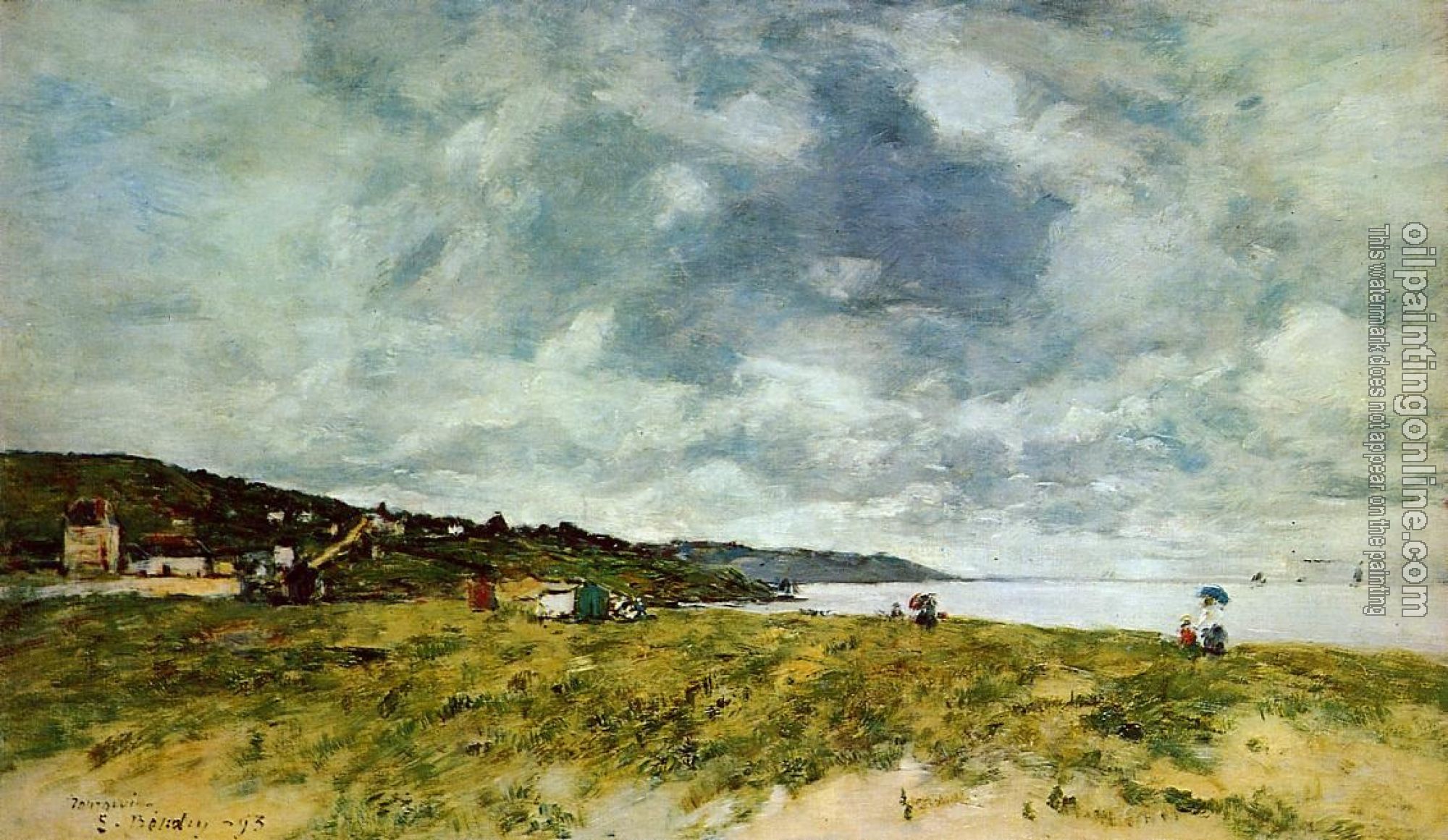 Boudin, Eugene - The Shore at Tourgeville